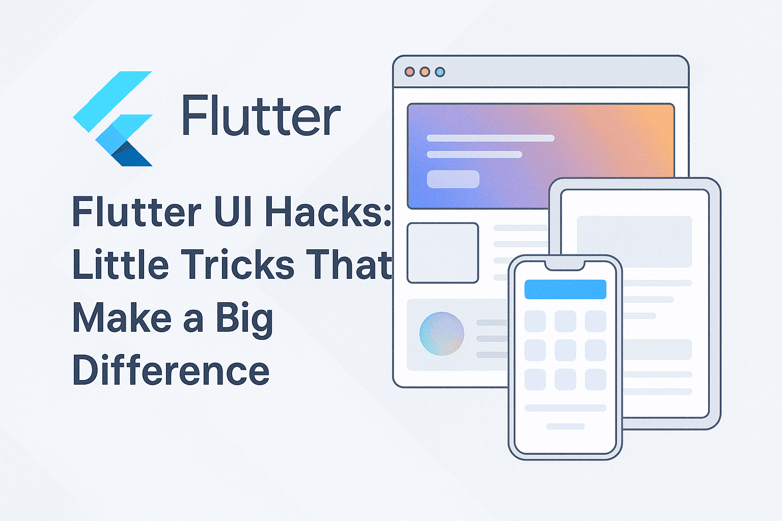 Flutter UI Hacks: Little Tricks That Make a Big Difference